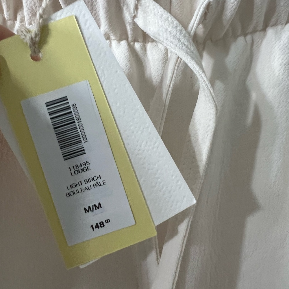 Aritzia The Lodge Crepette Cream Wide Leg Pants - Picture 4 of 6